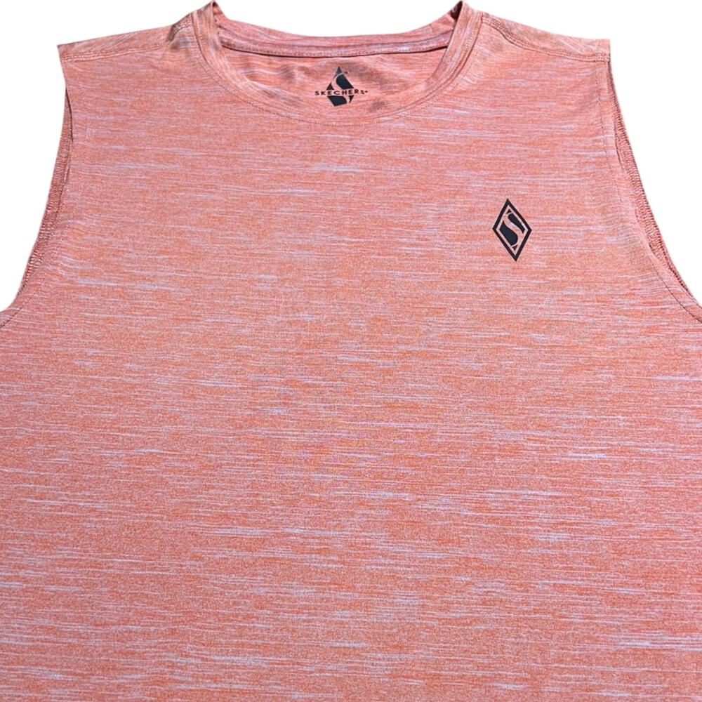 Skechers Women's Heathered Coral Tank Top sz S